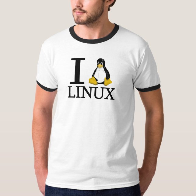 Camiseta Mim pinguim Linux 2 (Frente)