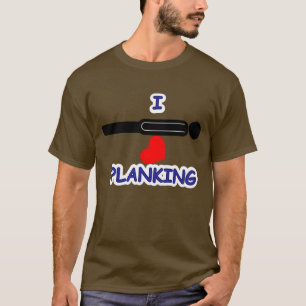 Camiseta Mim Planking do coração