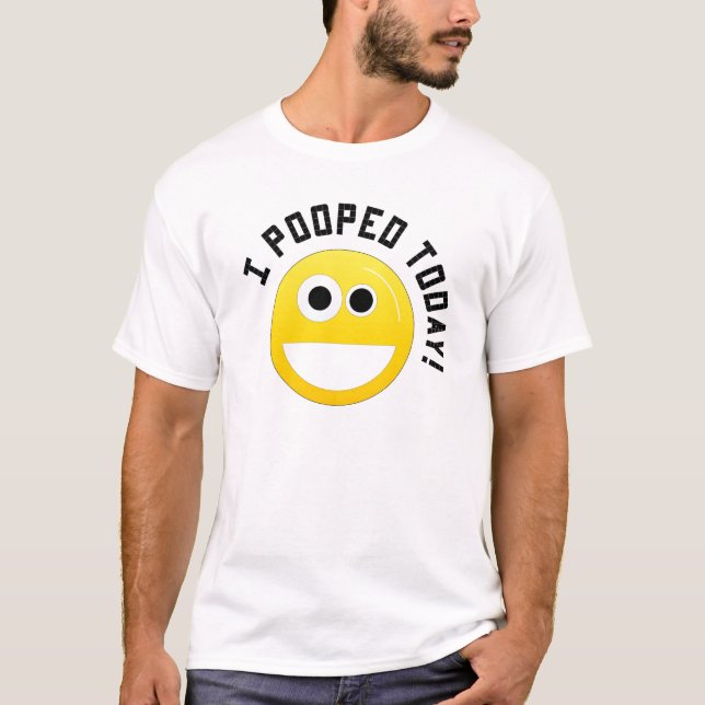 Camiseta Mim Pooped hoje! (Frente)