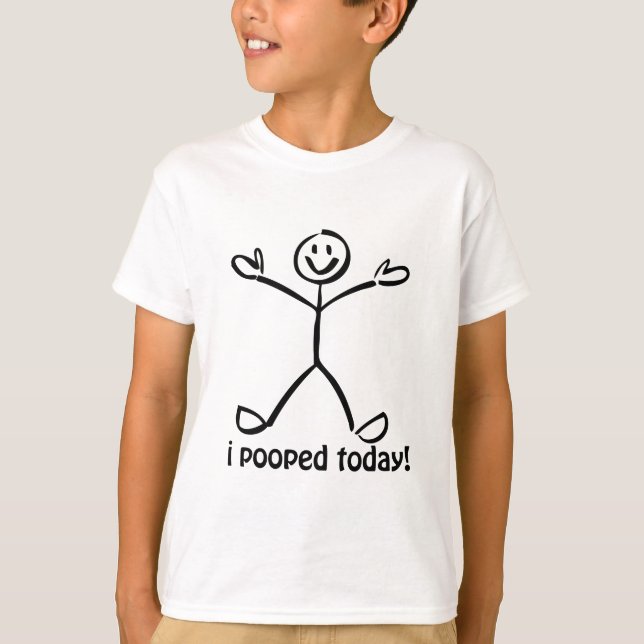 Camiseta Mim Pooped hoje (Frente)