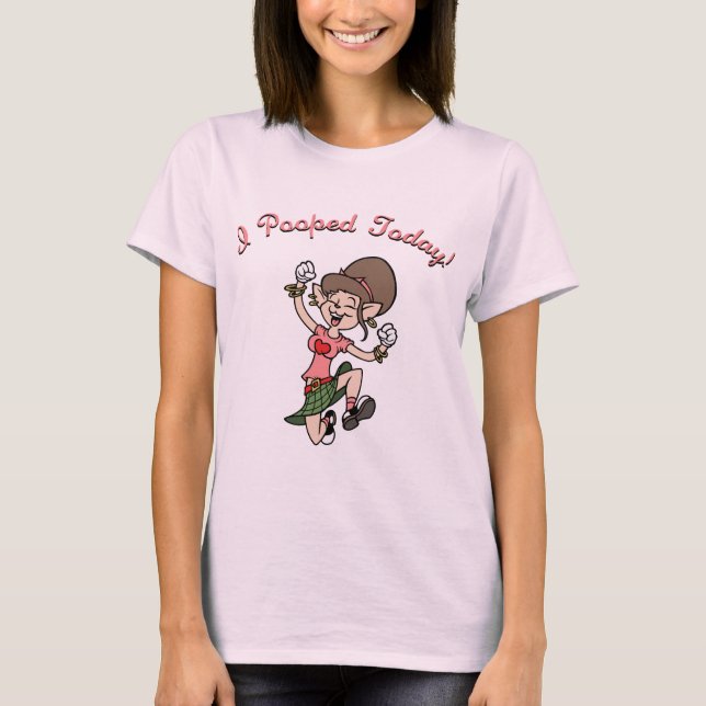 Camiseta Mim Pooped hoje! - f (Frente)