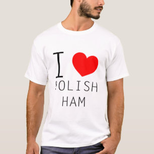 Camiseta MIM presunto polonês do CORAÇÃO