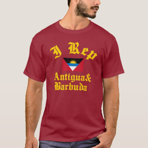 Camiseta Mim representante Antígua e Barbuda