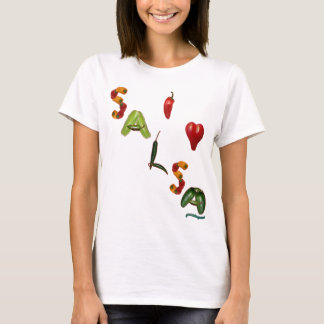 Camiseta Mim salsa do coração