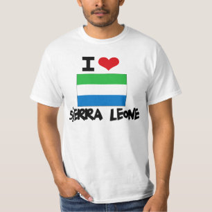 CAMISETA MIM SIERRA LEONE DO CORAÇÃO