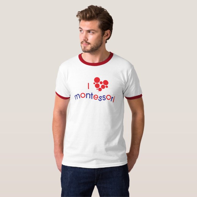 Camiseta Mim T da campainha de <3 Montessori (Frente Completa)