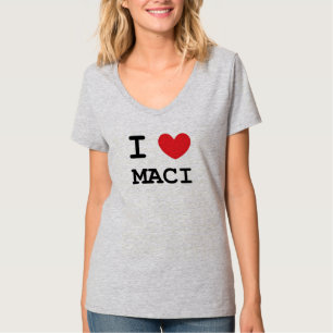 Camiseta Mim T de Maci do coração