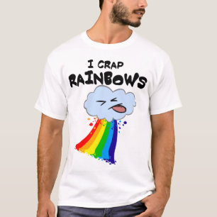 Camiseta Mim T dos arcos-íris do excremento