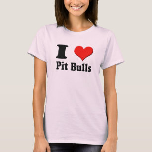 Camiseta Mim T dos pitbull do coração