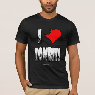 Camiseta Mim t-shirt da obscuridade dos zombis do coração