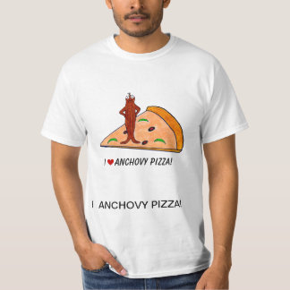Camiseta Mim t-shirt da pizza de anchova <3