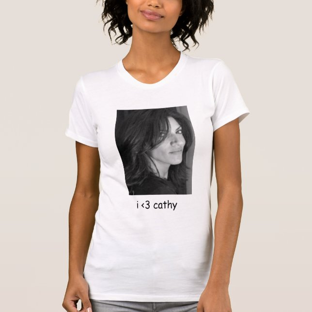Camiseta "mim < t-shirt de 3 cathy" - personalizado (Frente)