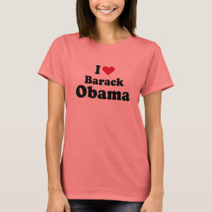 Camiseta Mim t-shirt de Barack Obama do coração