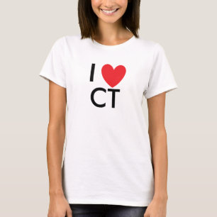 Camiseta Mim t-shirt de Connecticut do coração