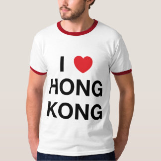 Camiseta MIM t-shirt de HONG KONG do CORAÇÃO