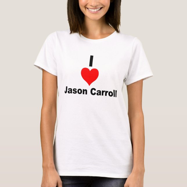 Camiseta Mim t-shirt de Jason Carroll do coração (Frente)