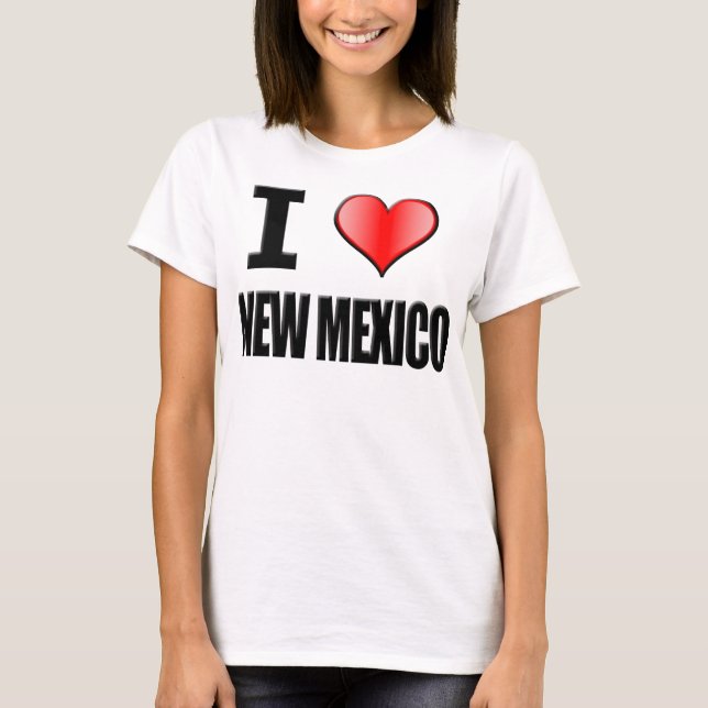 Camiseta Mim t-shirt de New mexico do ♥ - mulheres (Frente)