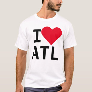 Camiseta "Mim t-shirt do coração ATL"
