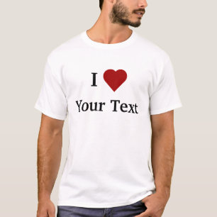 Camiseta Mim t-shirt do coração (personalize)