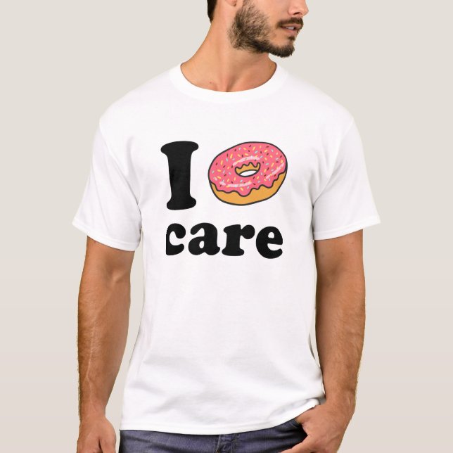 Camiseta Mim t-shirt do cuidado da rosquinha (Frente)