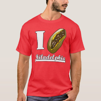 Camiseta Mim t-shirt dos cheesesteaks de Philly do coração