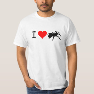 Camiseta Mim t-shirt dos Tarantulas do coração (branco)