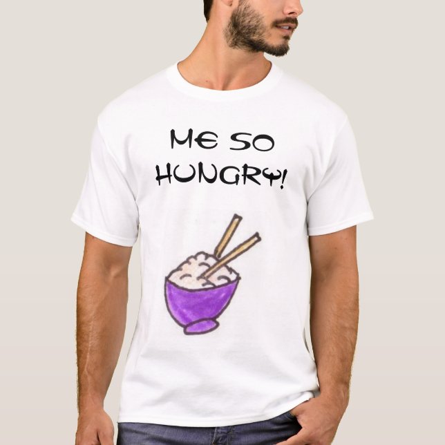 CAMISETA MIM TÃO COM FOME! (Frente)