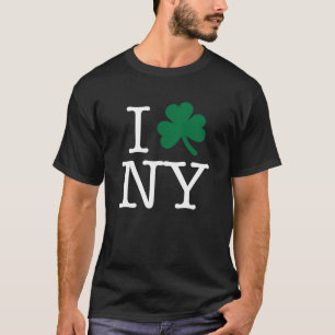 Camiseta MIM tipo branco do TREVO NY - personalizado