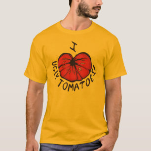 Camiseta Mim tomates feios do coração!