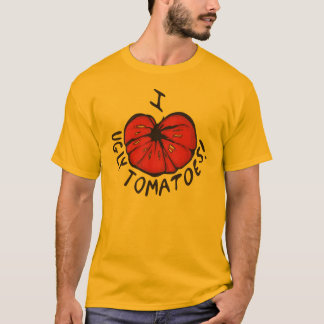 Camiseta Mim tomates feios do coração!