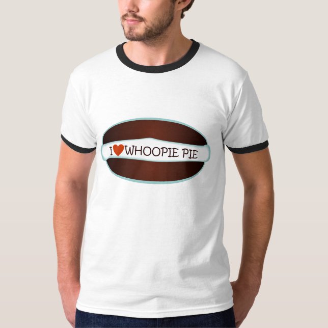 Camiseta Mim torta de Whoopie do coração (Frente)
