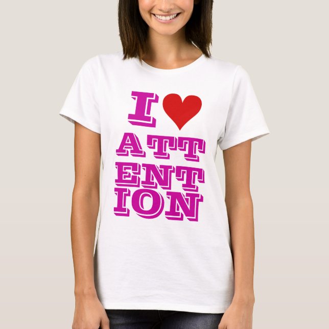 CAMISETA MIM TSHIRT DA ATENÇÃO DO CORAÇÃO (Frente)