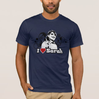 Camiseta Mim vermelho dos redemoinhos b/w de Sarah do