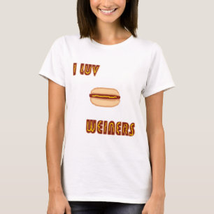 Camiseta mim weiners do luv