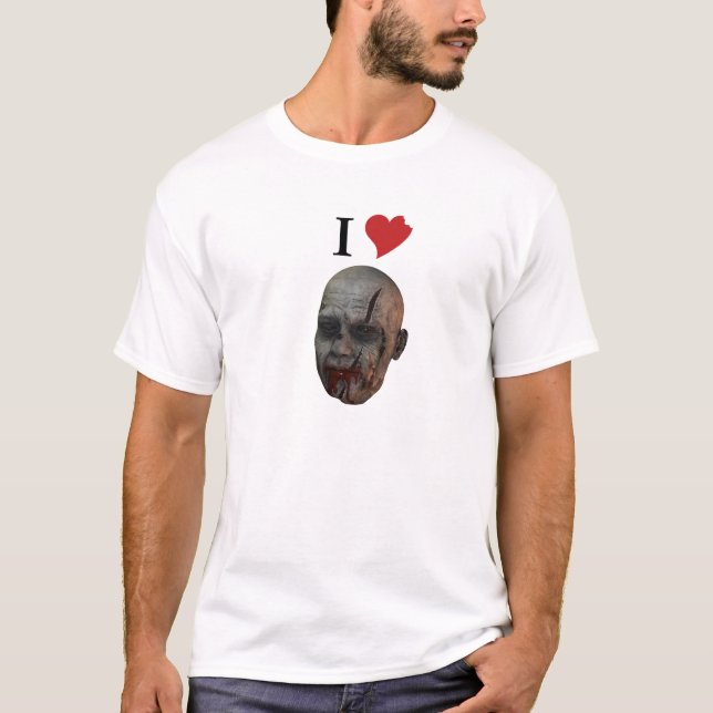 Camiseta Mim zombis 2 do coração (Frente)
