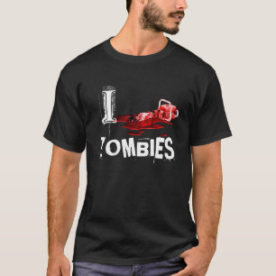 Camiseta Mim zombis da serra de cadeia! - preto