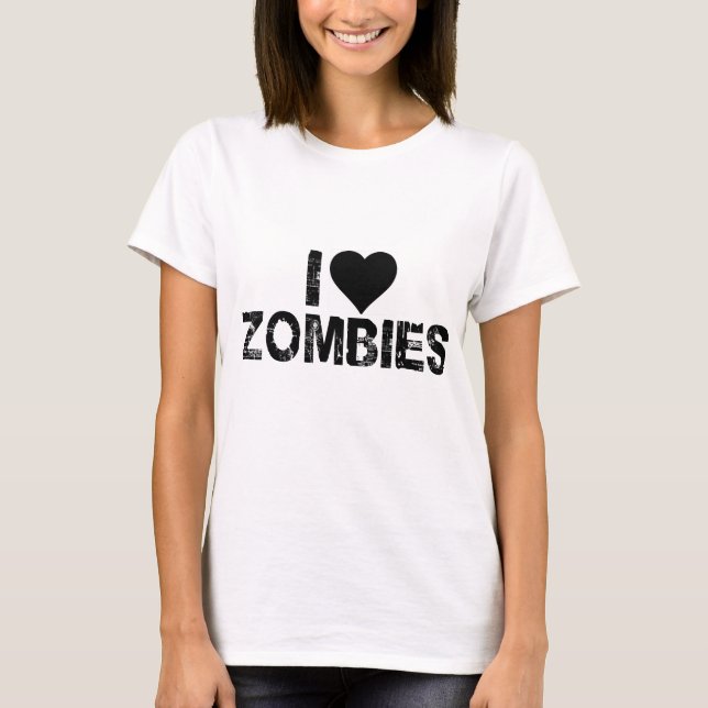 CAMISETA MIM ZOMBIS [DO CORAÇÃO] (Frente)