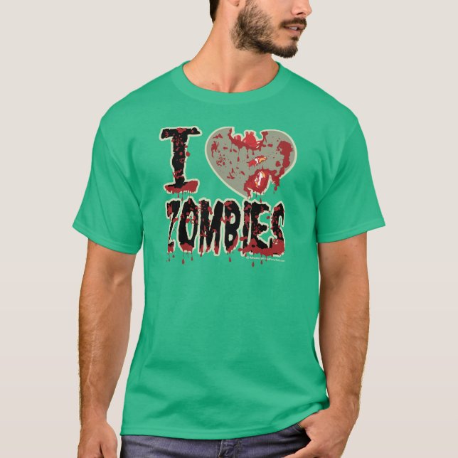Camiseta mim zombis do coração! (Frente)