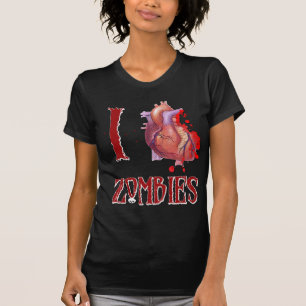Camiseta Mim zombis do *heart*