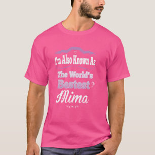 Camiseta Mima Graphic Dia de as mães Gift - O melhor do mun