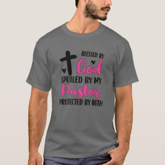 Camiseta Mimado pelo meu pastor, orgulhoso pastor, o seu ap