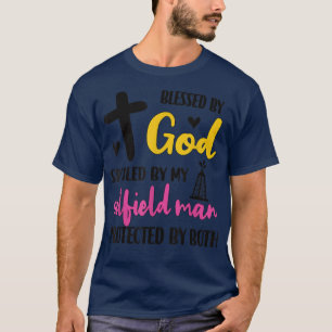 Camiseta Mimado Por Meu Trabalhador Do Oilfield Man Husband