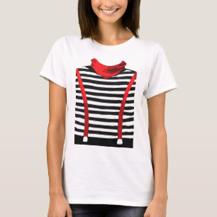 Camiseta Mime Artista Executor Arts Halloween Costume Cospl