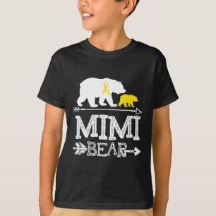 Camiseta Mimi Bear Cancer De Infância Mimi De Guerra