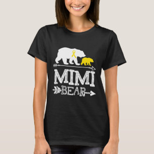 Camiseta Mimi Bear Cancer De Infância Mimi De Guerra