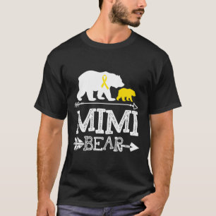 Camiseta Mimi Bear Cancer De Infância Mimi De Guerra