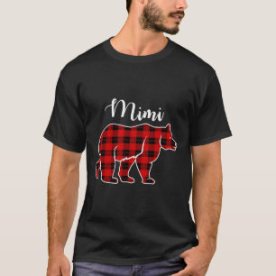Camiseta Mimi Bear Red Xadrez Fama de Natal