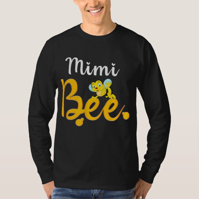 Camiseta Mimi Bee Matching Family First Bee Day Outfits (Frente)