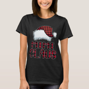 Camiseta Mimi Claus Engraçado Combinação da Família Pajama