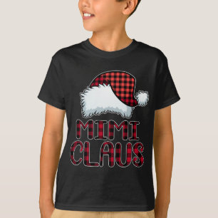 Camiseta Mimi Claus Engraçado Combinação da Família Pajama
